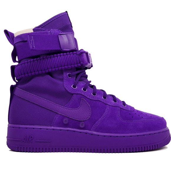 Nike Sf Af Air Force 1 Boot High Purple 